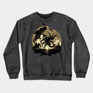 Octopocalypse: Sometimes a Tsunami isn't Enough Crewneck Sweatshirt